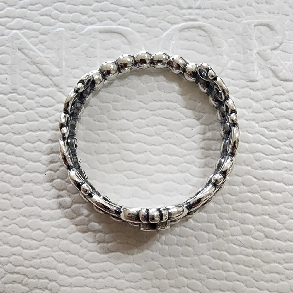 Pandora Princess Tiara Crown Ring size 54